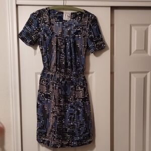 Barneys New York Silk Mini Dress